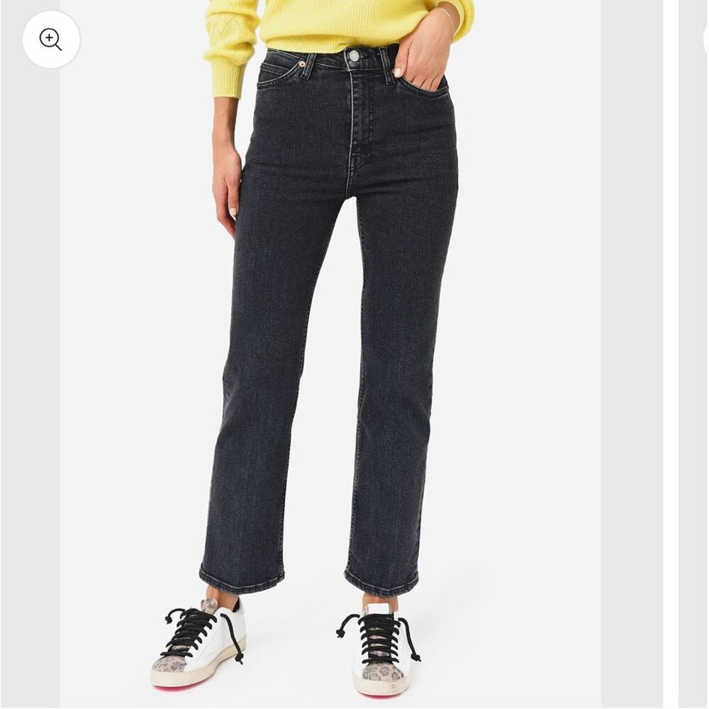 Re/Done 70s high rise stove pipe straight leg jeans size 28